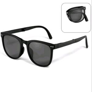 Classic Foldable Black Sunglasses